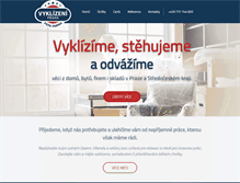 Tablet Screenshot of praha-vyklizeni.com